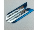 Πλαινά Μαχαίρια Προστατευτικά AMG Edition Μπλε με Αυτοκόλλητο